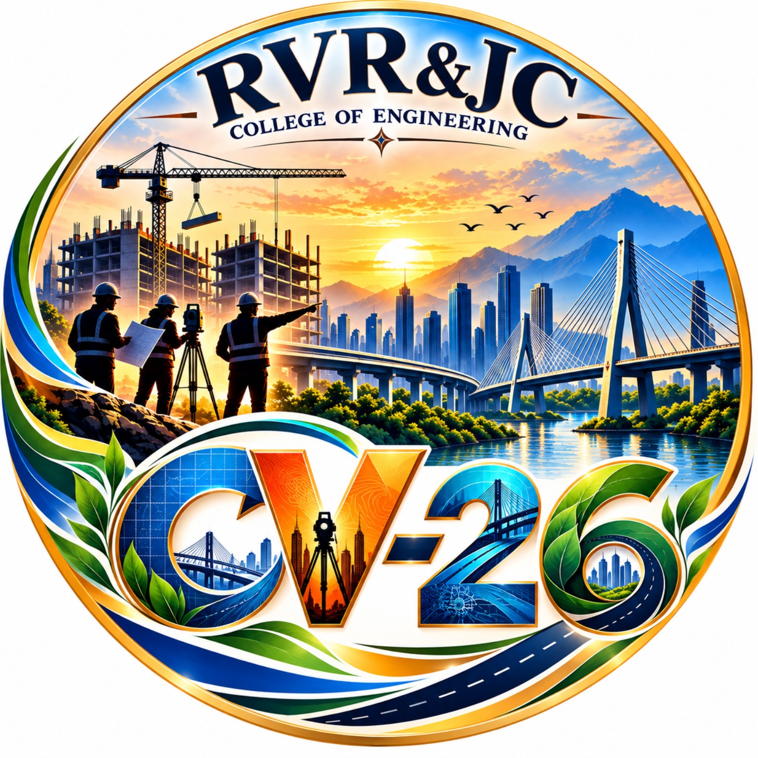 RVR & JC College of Engineering CV-26 Civil Varna logo